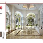 Mẫu nội thất khu lễ tân khách sạn cổ điển sh ks 0033