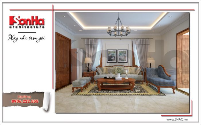 7 mẫu nội thất phòng sinh hoạt chung tầng 3 biệt thự sang trọng sh btp 0099