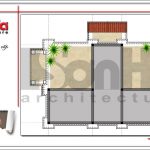 Mặt bằng công năng tầng tum biệt thự cổ điển Pháp sang trọng sh btp 0097