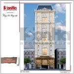 Mẫu thiết kế khách sạn 3 sao 12 tầng tại Hải Phòng sh ks 0035