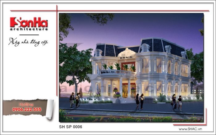 Mẫu thiết kế kiến trúc spa tại Phú Quốc sh sp 0006