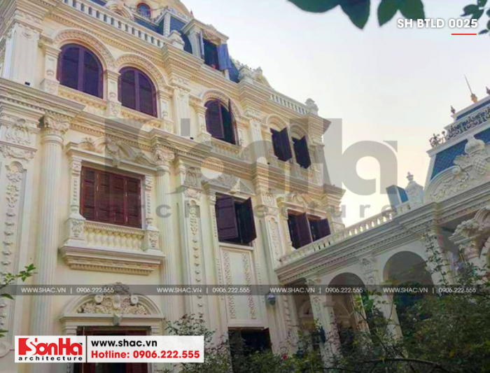 1 Ảnh thực tế biệt thự lâu đài tại hà nội sh btld 0025