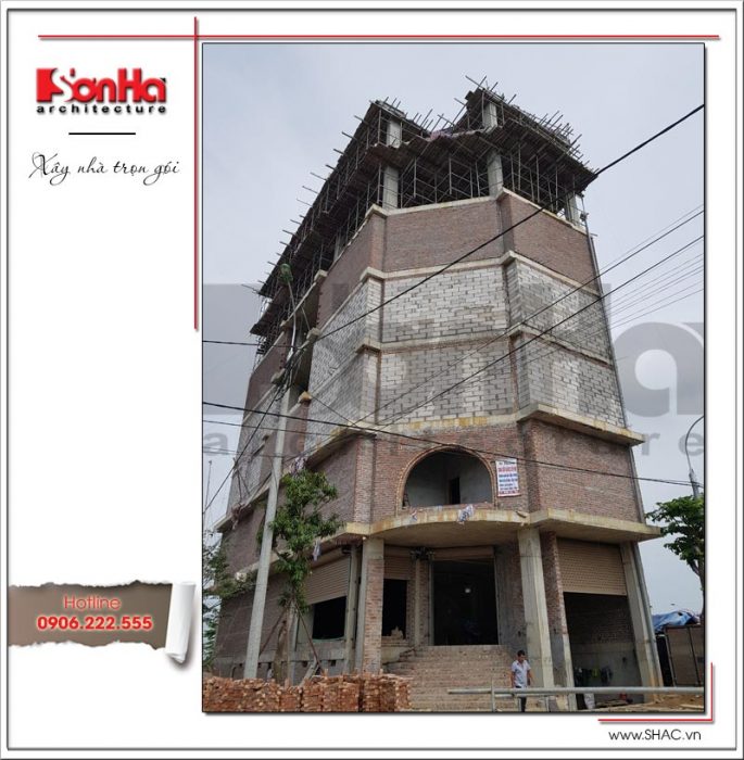 10 Ảnh thực tế thi công kiến trúc karaoke tại vĩnh yên sh bck 0044