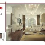 Thiết kế nội thất phòng ngủ biệt thự Pháp tại Hà Nội sh btp 0102