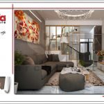 Mẫu thiết kế nội thất phòng khách nhà ống hiện đại sh nod 0168