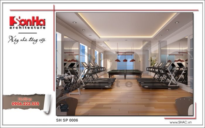 Mẫu thiết kế nội thất phòng tập spa tại Phú Quốc sh sp 0006