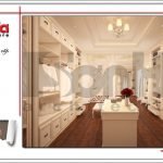 Thiết kế nội thất phòng thay đồ biệt thự Pháp tại Hà Nội sh btp 0102