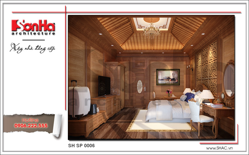 Thiết kế nội thất bungalow spa tại Phú Quốc sh sp 0006