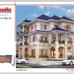 Mẫu thiết kế kiến trúc biệt thự tân cổ điển tại Hải Phòng sh btp 0101