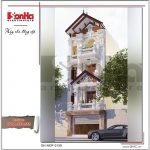 Mẫu thiết kế kiến trúc nhà phố cổ điển tại Hà Nội sh nop 0138