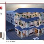 Mẫu thiết kế kiến trúc biệt thự hiện đại tại Quảng Bình btd 0055