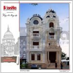 Thiết kế biệt thự lâu đài cổ điển Pháp btld 0026