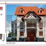 Thiết kế biệt thự Pháp cổ 3 tầng tại Biên Hòa sh btp 0103