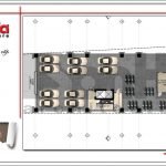 Mặt bằng công năng tầng 1 khách sạn 3 sao 12 tầng tại Hải Phòng sh ks 0035