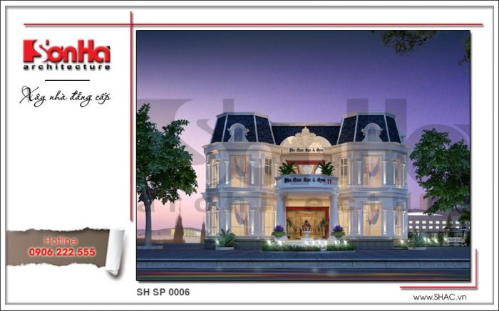 Mẫu kiến trúc spa tại Phú Quốc sh sp 0006