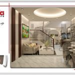 Thiết kế nội thất gara nhà ống hiện đại sh nod 0168