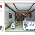Thiết kế nội thất gara oto nhà phố cổ điển tại Hà Nội sh nop 0138