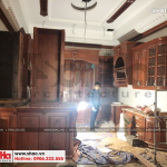 3 Ảnh thực tế thi công nội thất biệt thự lâu đài tại hà nội sh btld 0025