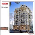 Thiết kế kiến trúc khách sạn tại Bắc Ninh sh ks 0036