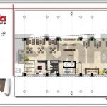 Mặt bằng công năng tầng 2 khách sạn 3 sao 12 tầng tại Hải Phòng sh ks 0035