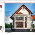 Mẫu biệt thự Pháp 3 tầng tại Biên Hòa sh btp 0103