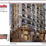 Mẫu kiến trúc khách sạn tại Bắc Ninh sh ks 0036