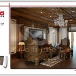 Thiết kế nội thất phòng khách nhà phố cổ điển tại Hà Nội sh nop 0138