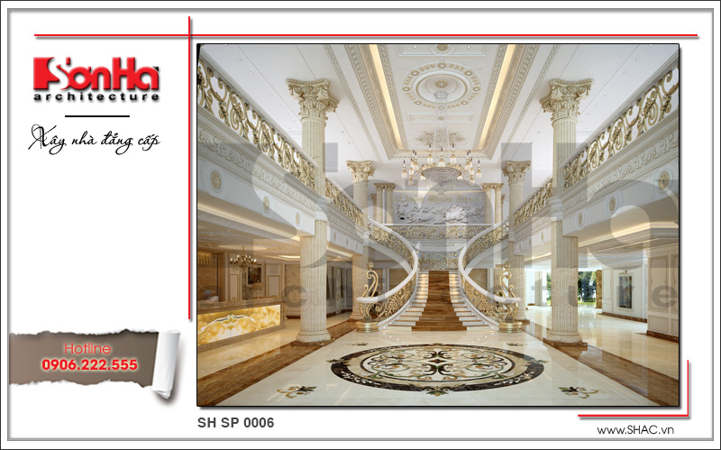 Thiết kế nội thất sảnh chính spa tại Phú Quốc sh sp 0006