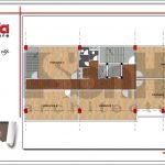 Mặt bằng công năng tầng 3 quán karaoke tại Vĩnh Phúc sh bck 0044