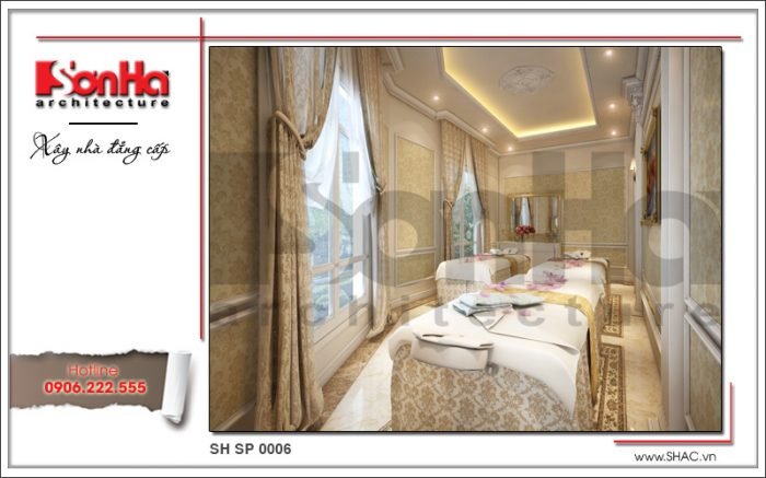 Thiết kế nội thất phòng spa tại Phú Quốc sh sp 0006