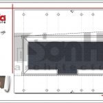 Mặt bằng công năng tầng mái khách sạn 3 sao 12 tầng tại Hải Phòng sh ks 0035