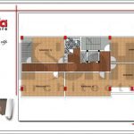 Mặt bằng công năng tầng 4 quán karaoke tại Vĩnh Phúc sh bck 0044