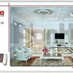 Thiết kế nội thất phòng khách biệt thự Pháp tại Hà Nội sh btp 0102