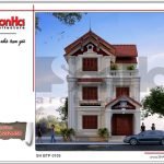 Thiết kế kiến trúc biệt thự Pháp tại Hải Phòng sh btp 0105