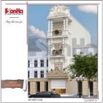 Mẫu thiết kế nhà ống kiến trúc Pháp tại Bắc Giang sh nop 0142