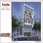 Thiết kế kiến trúc nhà ống hiện đại tại Hải Phòng sh nod 0171