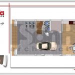 Mặt bằng công năng tầng 1 biệt thự cổ điển đẹp sh btp 0105