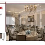 Thiết kế nội thất phòng ăn khách sạn tại Quảng Ninh sh ks 0037