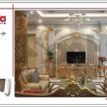 Thiết kế nội thất phòng khách nhà ống cổ điển tại Quảng Ninh sh nop 0141