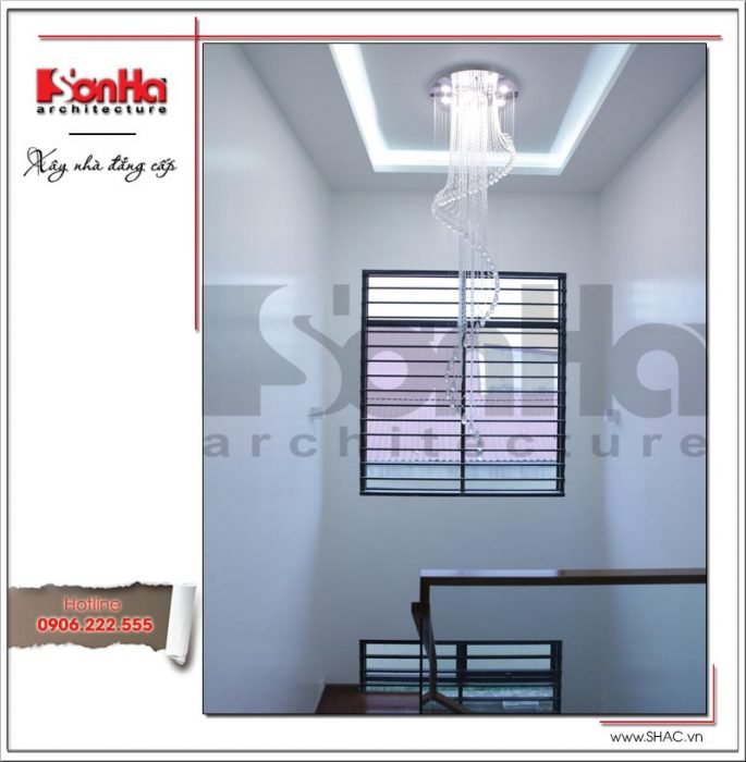 Mẫu biệt thự hiện đại 3 tầng mặt tiền 10m rộng 140m2 – SH BTD 0049 16