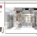 Mẫu Thiết kế nội thất phòng bếp khách sạn tại Quảng Ninh sh ks 0037