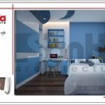 Thiết kế nội thất phòng ngủ con trai nhà ống hiện đại tại Hải Phòng sh nod 0170