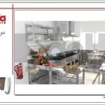 Thiết kế nội thất phòng bếp khách sạn tại Quảng Ninh sh ks 0037