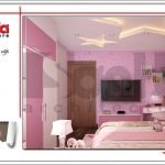 Mẫu Thiết kế nội thất phòng ngủ con gái tại Hải Phòng sh nod 0172