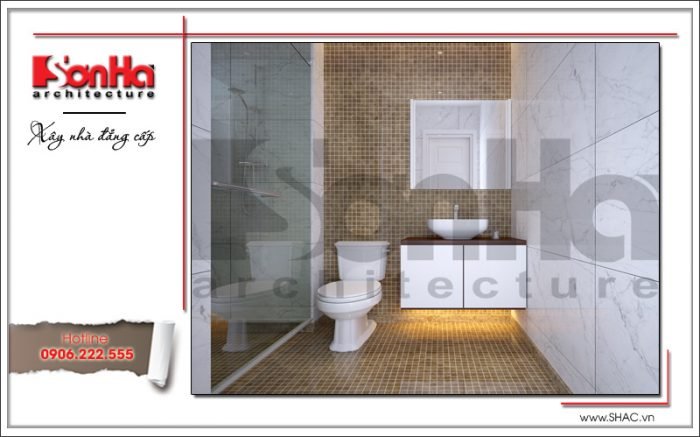 Mẫu thiết kế wc nhà ống hiện đại tại Hải Phòng sh nod 0170