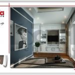 Thiết kế nội thất phòng ngủ khách Vincom Shophouse tại Hải Phòng