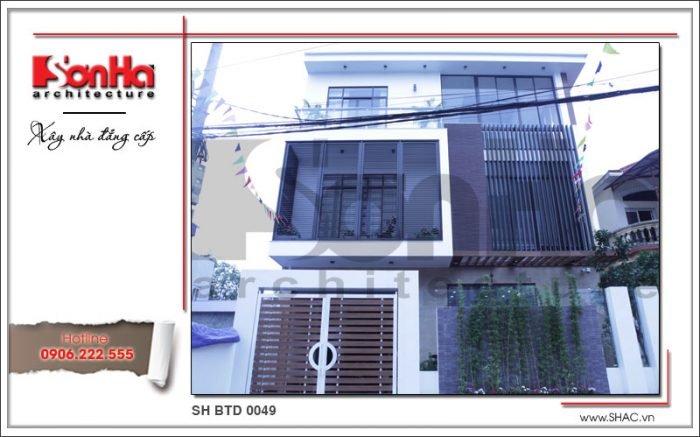 Mẫu thiết kế biệt thự hiện đại đẹp của SHAC đã được xây dựng với cấp phép nhanh chóng 
