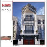 Mẫu Thiết kế kiến trúc nhà phố hiện đại tại Hải Phòng sh nod 0172