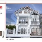 Mẫu thiết kế kiến trúc biệt thự tân cổ điển tại Hải Phòng sh btp 0104
