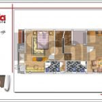 Mặt bằng công năng tầng 2 biệt thự cổ điển đẹp sh btp 0105